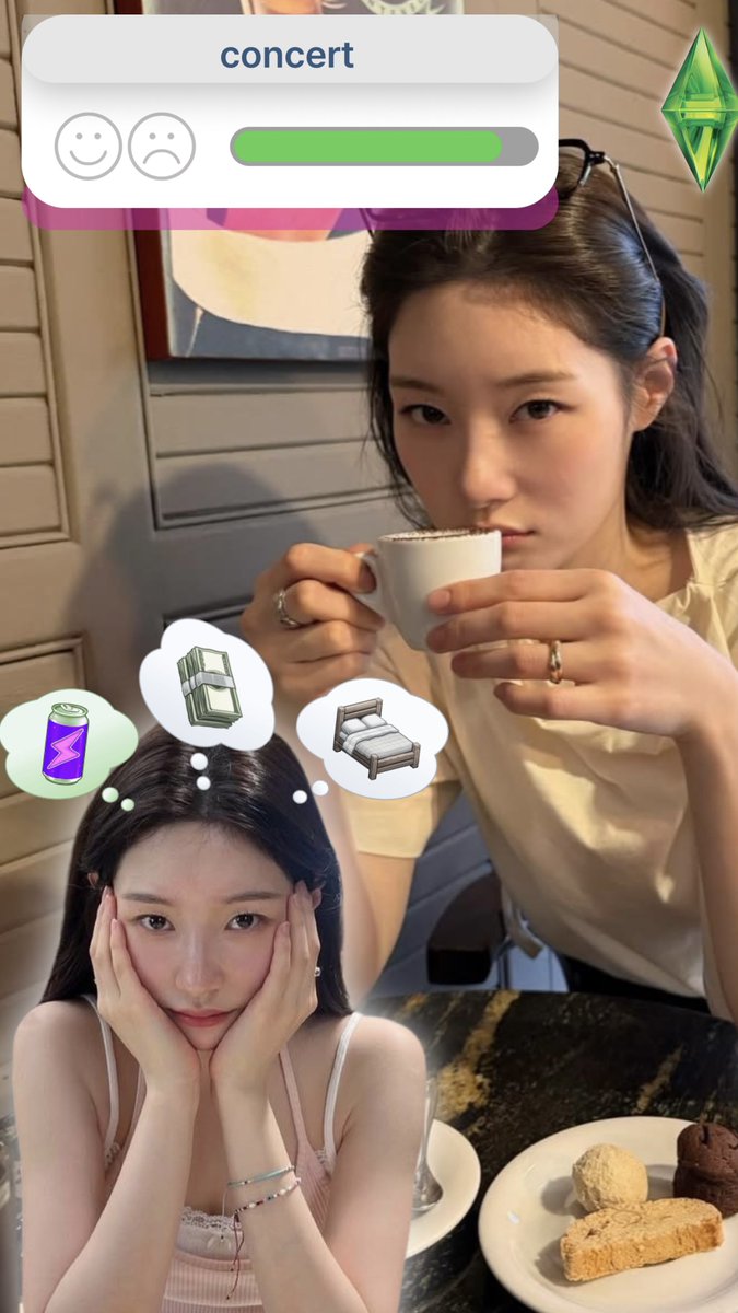 ifeelsopeach's tweet photo. มาสอนวิธีแต่งรูปแบบ the sims ที่ตอนนี้กำลังฮิตต 🗯️🍄🪺🤳🏼🍏 ทำง่ายมากๆคับ ทำทั้งหมดนี้ในแอพ epik แค่เลือกเทมเพลต+เลือกรูป 🌼 รูปที่ได้คือน่ารักมากก https://t.co/Qw1NY0gIDA