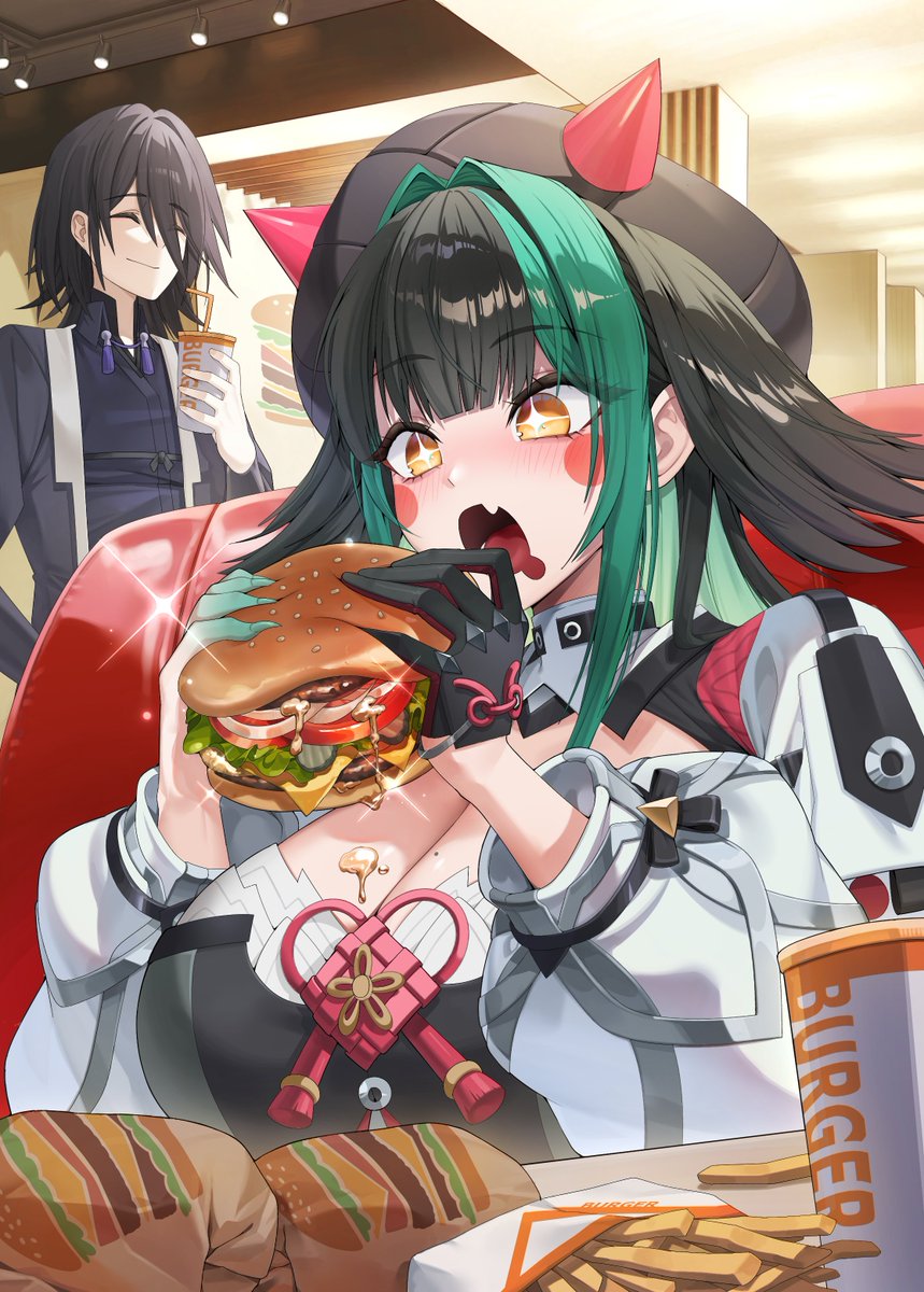 saenmu5671319's tweet photo. 🍔🍔🍔
#ER_Fanart https://t.co/pNGerRw1IE