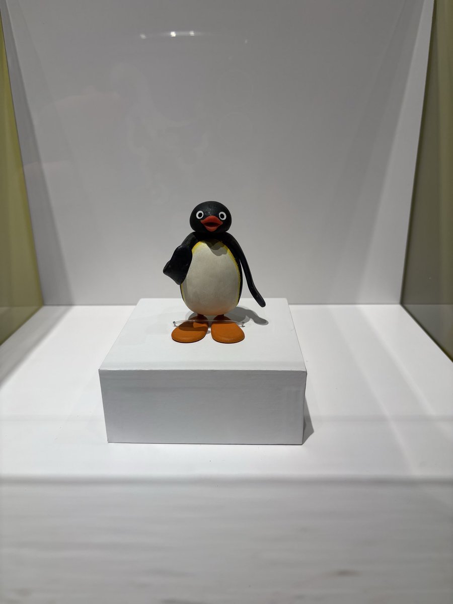 sakanasession's tweet photo. ピングー展行ってきた！
初期の粘土感強めのヤツかわいい。 https://t.co/zZBXZUOm3f