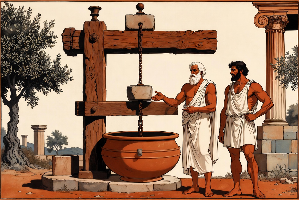 Apollonian_R's tweet photo. One of the earliest known options contracts dates to around ~6th century BC Greece.

Thales, using his skill in astronomy (some accounts say he predicted weather patterns or read seasonal signs), forecast that the upcoming olive harvest would be unusually abundant.

While it was still winter, well before anyone knew how good the harvest would be, Thales went around Miletus and Chios and put down deposits with the owners of olive presses to secure the right to use those presses when harvest time came, paying a low price for that right since demand for presses was slack in the off-season and no one was competing for them.

When the harvest arrived and turned out to be as bountiful as he had predicted, demand for pressing capacity spiked. Because Thales already held the right to the presses at the previously agreed (low) rate, he was able to rent them out to farmers at whatever price he wanted, pocketing the difference.