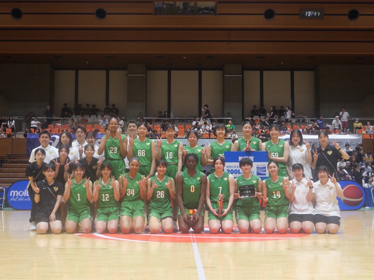 jubf_official's tweet photo. 🏆#新人インカレ
🌻女子大会結果🌻

🥇白鷗大学（初優勝）
🥈東京医療保健大学
🥉日本経済大学
4位 立教大学

詳細はこちらから⬇️
https://t.co/G5B3IlybRA

#大学バスケ
#真夏の頂上決戦
#日本で1番熱くなれ
#JUBF https://t.co/MoGMoUcyqQ