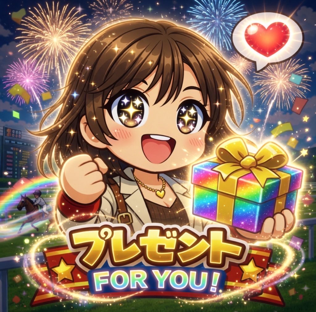 nanako_ana_uma's tweet photo. 《 いま、Ｘを見てる人へ。》

この後、月曜日の
【地方勝負レース】のプレゼントいくよッ💝✨ https://t.co/UcmIBA7SXe