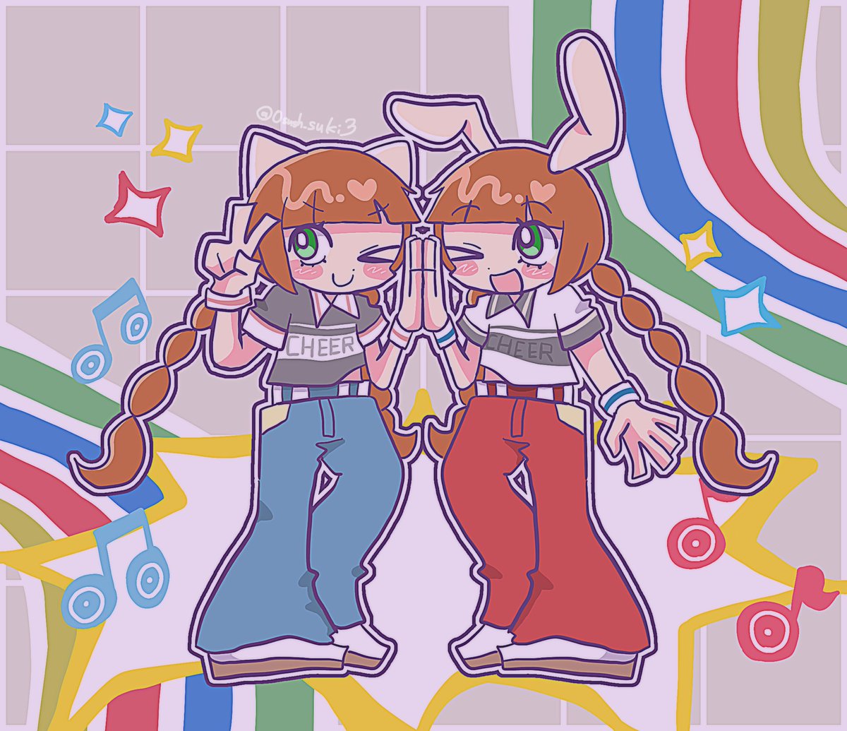 Osushi_Suki3's tweet photo. #popn_art
ミミニャミ🐰🐱💖 https://t.co/EP6CTLpgnM