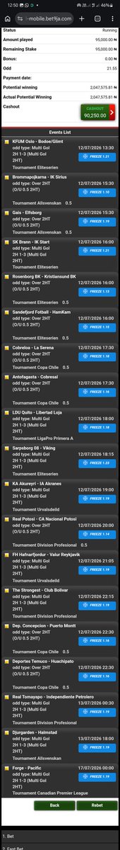 woozzaabets's tweet photo. Favourites to Win Either Half ACCA🔥
Second Half Over 0.5 Goal Banker 🔥
Favourites Win or Draw Combo 🔥

Let's Play Again  🍻

📌  1️⃣0️⃣+ 1️⃣0️⃣+2️⃣0️⃣+  Odds 

Codes👇 #Bet9jaCode

5KFNDVW  5KFNVN6  5KFP8VC 

Bookie  @Bet9jaOfficial 

Not on ?

Register and Play 👇

https://t.co/L6rfYpFC2X

Play , Like, and RT for Others ✅️
