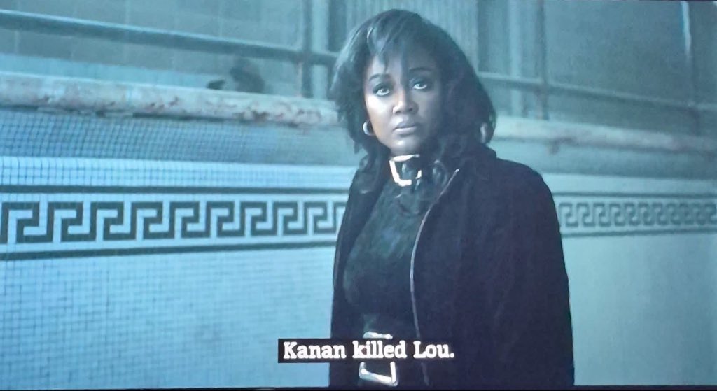 Guzman_Tiberio_'s tweet photo. She did all that protecting just to throw him under the bus in the end! She could have just told the damn truth!!!! 😭#RaisingKanan https://t.co/jbAzI9dPeZ