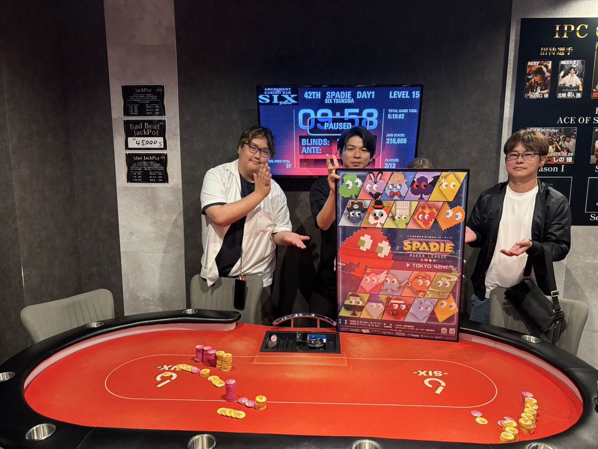 SPADIE42nd #SIXTSUKUBA DAY1通過者は 🏆ke-sla様361,000