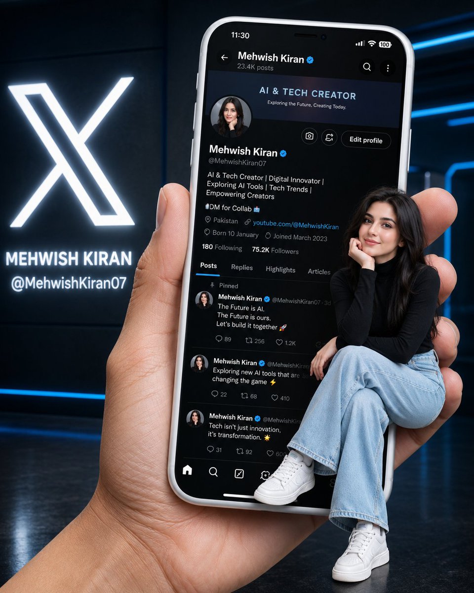 mehwishkiran07's tweet photo. ⓵. Open Gemini / Grok / GPT Image .0
⓶. Upload your photo
⓷. Copy the prompt
⓸. Generate Prompt✓3💬👇 https://t.co/PfpjAedEfx