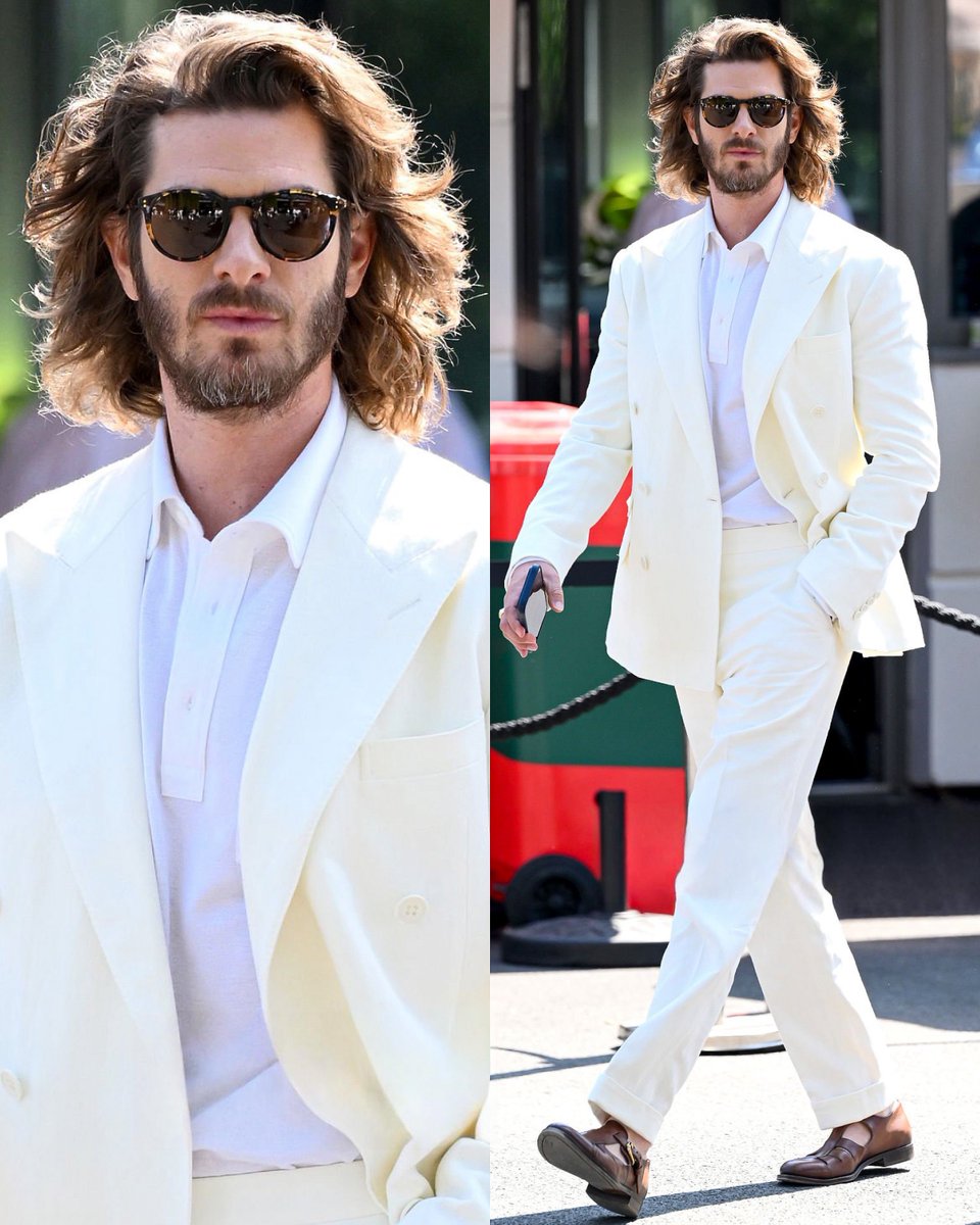 _filmcrave's tweet photo. Andrew Garfield photographed at the 2026 Wimbledon Tennis Championships. 📷 https://t.co/JeoOmN0E1H