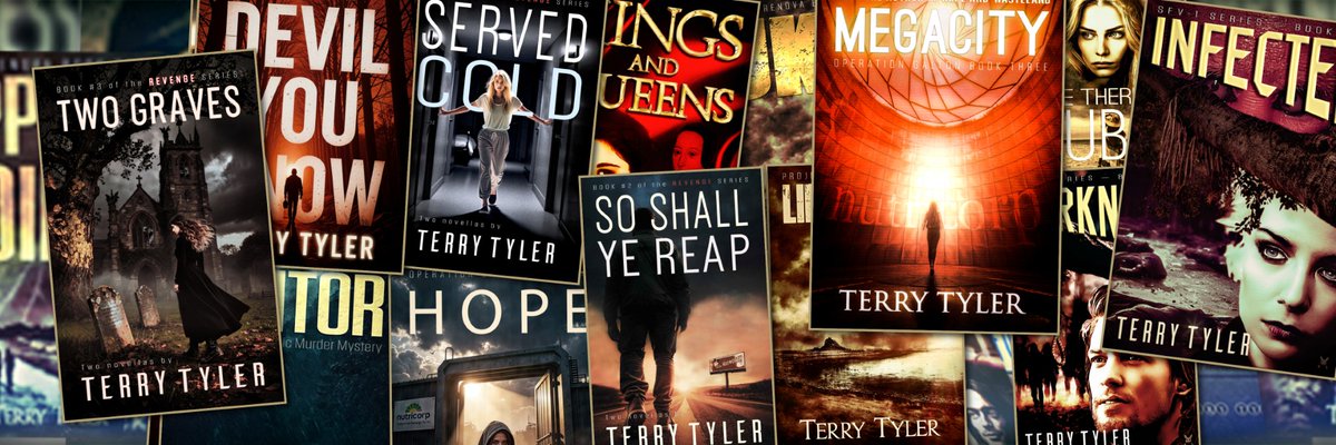 TerryTyler4's tweet photo. My books are all available to read FREE on #KindleUnlimited.

🎭 Psychological Drama/Thriller
🌑 Dystopian
🕶️ Murder Mystery
🔥 Post-apocalyptic

My Amazon pages on major sites: https://t.co/NScyMwrGLK
🇺🇸🇮🇳🇦🇺🇨🇦🇬🇧 https://t.co/7ooj6FjhFJ