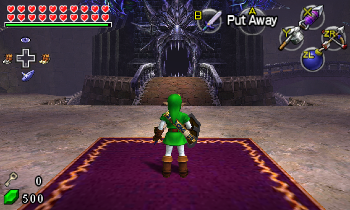 rlgcarrot's tweet photo. I made a n64-like complete HUD mod for OoT3D (For a friend)
No more bottom screen, everything goes to the top screen now. I might release it as a US patch only. https://t.co/RwuYCjUTh5