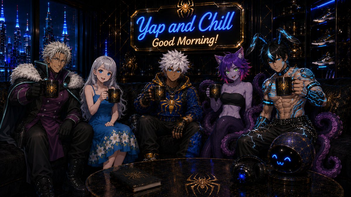 Spydrbro's tweet photo. Good morning everybody! Hope y’all are having an amazing start to your Sunday! We'll be having two Yap Streams today. First at 12 p.m. CST with @WhompWave and @Synnerette! Then at 6 p.m. CST with @GMKriStar and @LovelyLilanStar! Can't wait to see you all soon! https://t.co/srqRtjXfxM