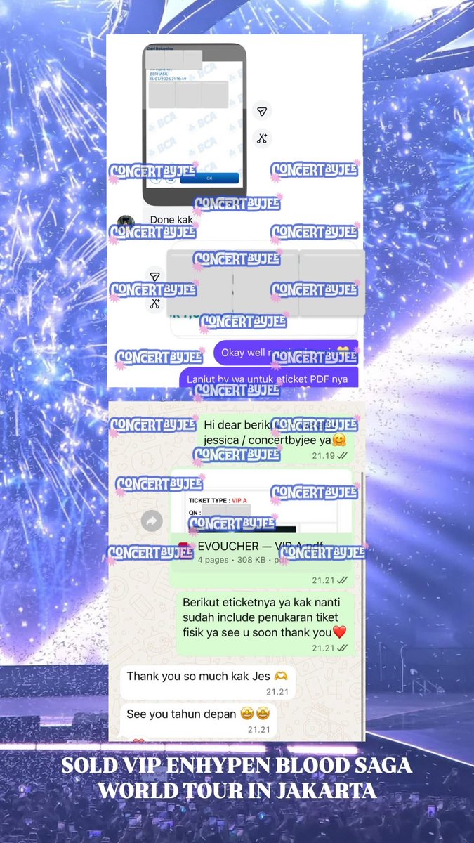 concertbyjee | JASTIP TIKET BTS BIG BANG ENHYPEN tweet media