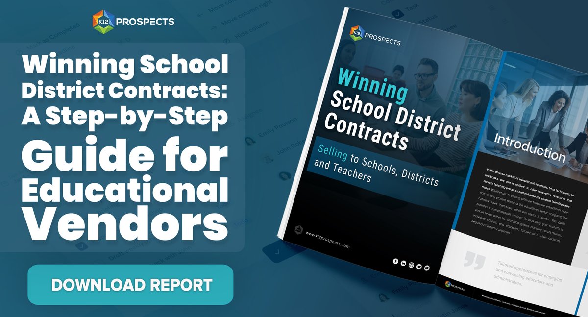 K12Prospects's tweet photo. Evidence Over Assertion: Presenting Data-Backed Success to Decision Makers in Education https://t.co/Li3dQdRuug
#marketing #marketingdigital #edtechchats https://t.co/S2Vc4svGpm