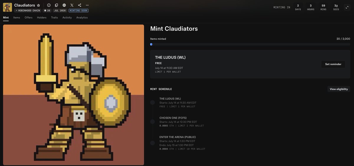Claudiators tweet media