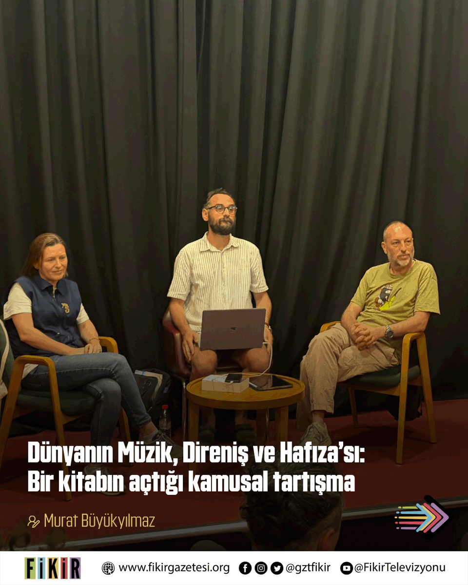 gztfikir's tweet photo. 🎶 Bir şarkı bazen meydandır, bazen arşiv, bazen tanıklık

🎙️ İlkay Akkaya'nın önsüzüyle yayınlanan Müzik: Direniş ve Hafıza'da Cahide Sarı ve Asim Murat Okur’la müziğin toplumsal hareketlerdeki yerini ve politik müzik hafızasını konuştuk. @kizilirmakilkay 

https://t.co/vcFGl9ga29