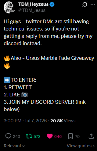 KayeConder's tweet photo. @TDM_Jesus BANG, double proof I'm so cool😏 https://t.co/WJ4dLqrtbN