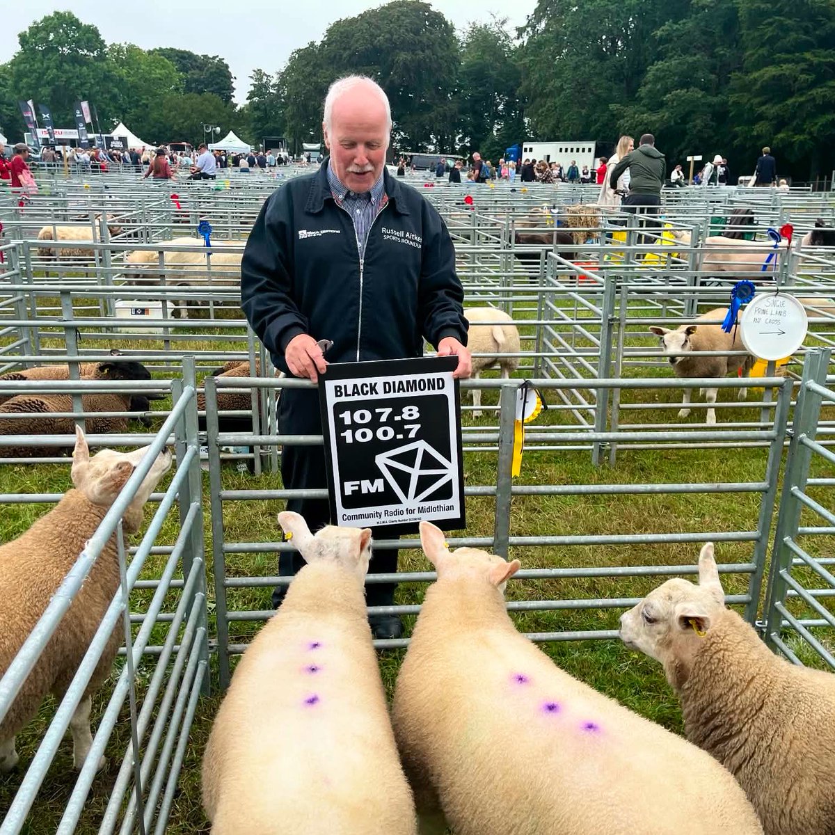 blackdiamondfm's tweet photo. What a day! ☀️🐑🚜

We've picked out some of our favourite moments from this year's Dalkeith Show. Black Diamond FM was delighted to be there, celebrating one of Midlothian's longest-running community events. 📸🌾 https://t.co/VQ1cWxQ3tg