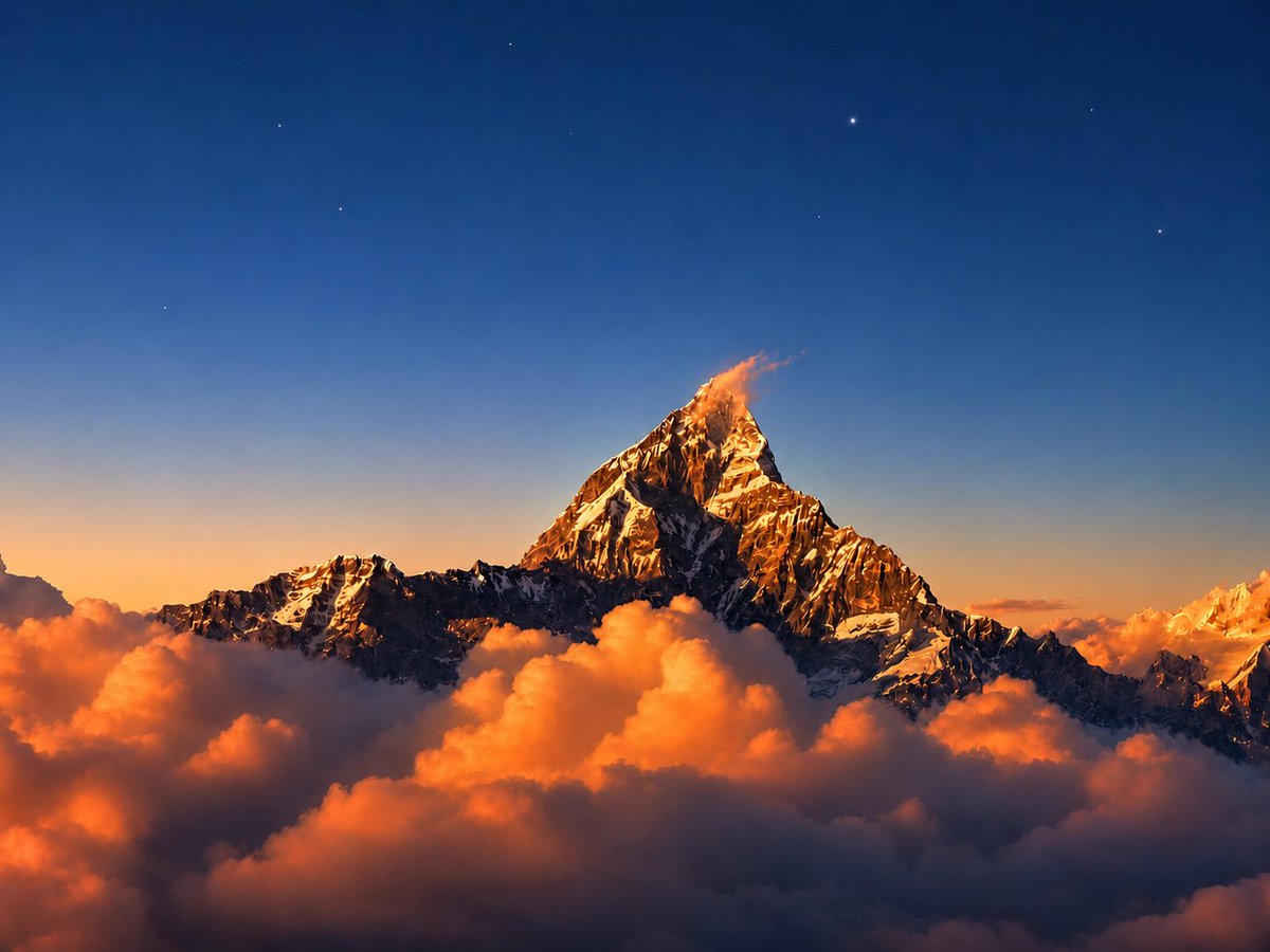 Rahul080596's tweet photo. Peaks that pierce the heavens, and clouds that ground the sky.
Machhapuchhare,universally known as "Fishtail Mountain," 22,943 ft peak in Annapurna range,locals consider the peak sacred to Lord Shiva, climbing is strictly prohibited, making it a completely "virgin" mountain. https://t.co/EIUf4TR6EZ