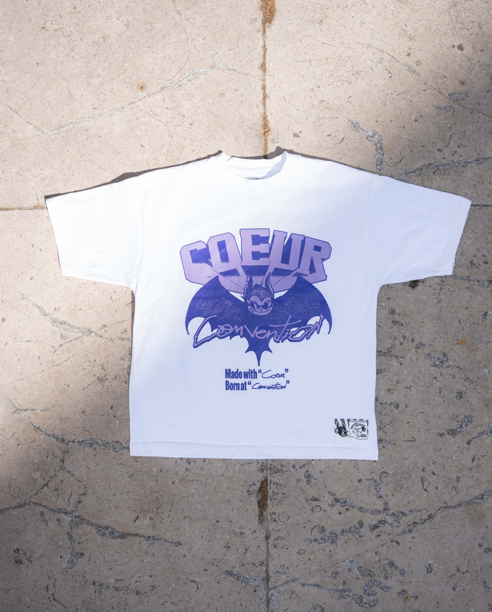 coeurconvention's tweet photo. "Coeur Convention"
Les précommandes ouvrent à 19H.
Le site est prêt. La collection aussi.
Cœur Convention Été 2026.
🖤💜
#CoeurConvention #Streetwear #GraphicTee #PreOrder #Summer2026 #IndependentBrand https://t.co/eH72wOTkLF