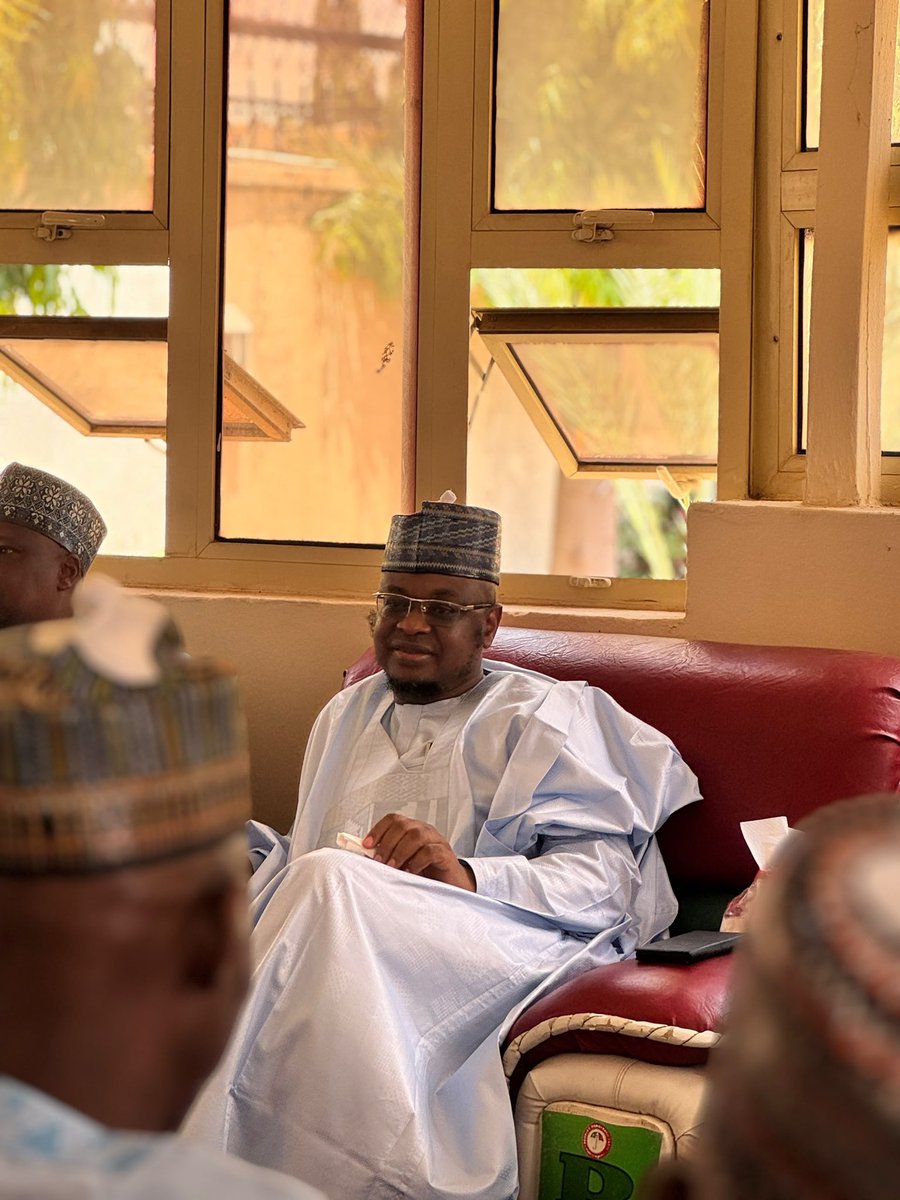 Comr_Zamerh's tweet photo. The Peoples Democratic Party (PDP) Governorship Candidate for Gombe State, His Excellency Professor Isa Ali Pantami, CON, PhD, Meets with PDP Elders from Yamaltu/Deba Local Government Area. https://t.co/SMZUUOGIWc