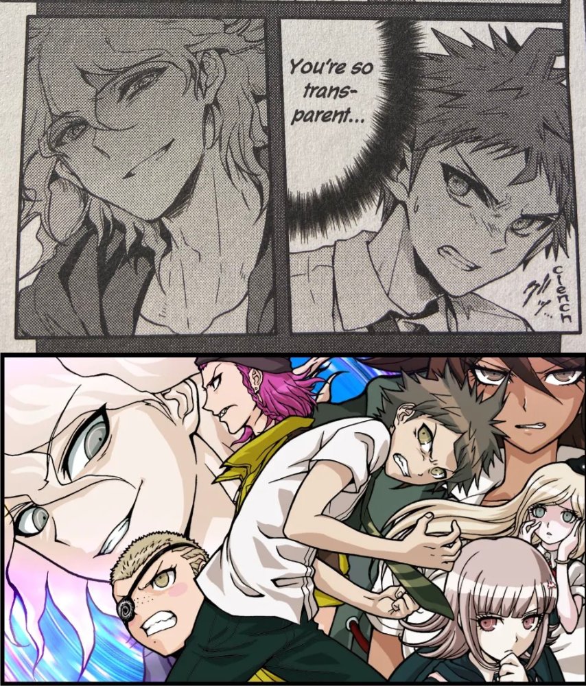 fuckyeah_kmhn's tweet photo. love how hot they made nagito look in the manga compared to his in game equivalent 😭 https://t.co/PaoBFkt6q7