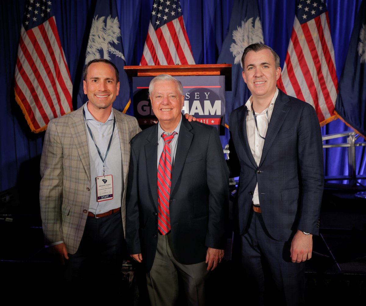 MattMooreSC's tweet photo. Meg and I are absolutely shocked and heartbroken over the loss of Senator Lindsey Graham. It doesn't feel real.

Senator Graham was more than a client, he was a dear friend, confidant, and mentor. There are so many funny stories I wish I could share- about golf, people, politics and life.

He was a man of quick wit, of course, but he possessed world-class intellect, a deep knowledge of history, and loved America. He wanted to fight for her for decades to come.

His passing is truly a loss for South Carolina, America, and the world. Please pray for Darline and Team Graham.