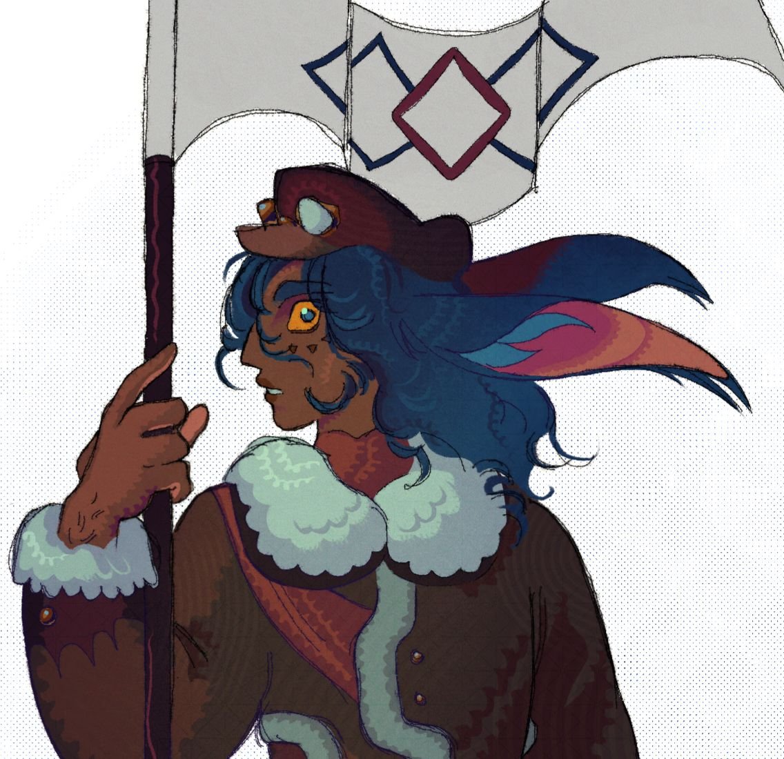 hadalshark's tweet photo. here is #art (artfight attacks) to make up for me ranting on the tl so much. Shara got cropped bc I don't like him https://t.co/fy2EBqrfmK