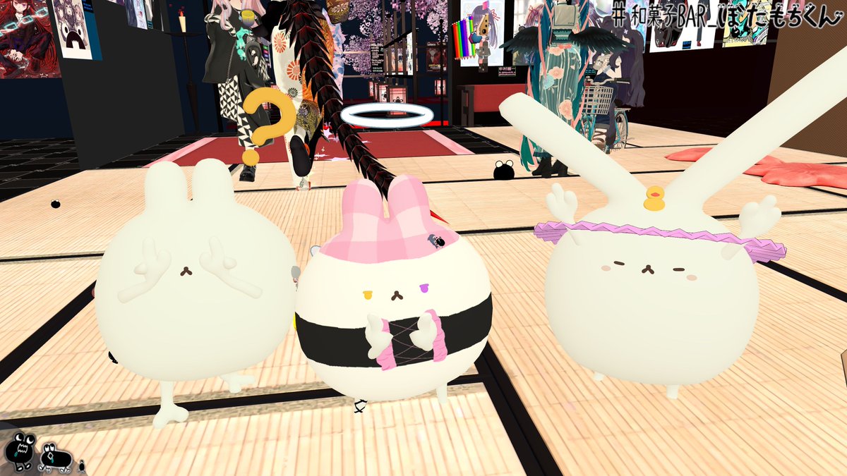 ぼたもち 和菓子Bar_ぼたもちくん ベストショット📸(*´ω｀*) #VRChat #VRC_OKIKOTO