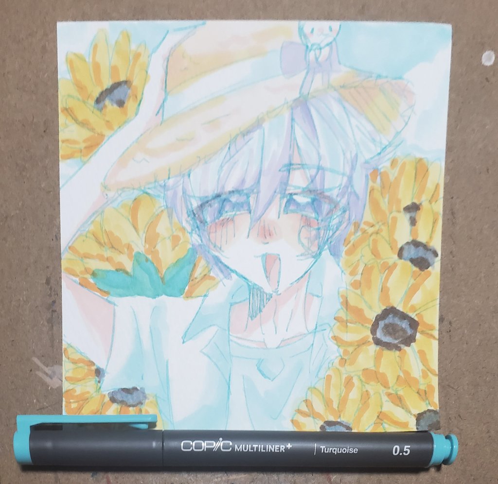 x5w_edn's tweet photo. コピック マルチライナープラス を先行販売でゲットしたので 1発描きで落描いてみた.ᐟ.ᐟ
🐇💜🎲 https://t.co/Z8d9rCATa5