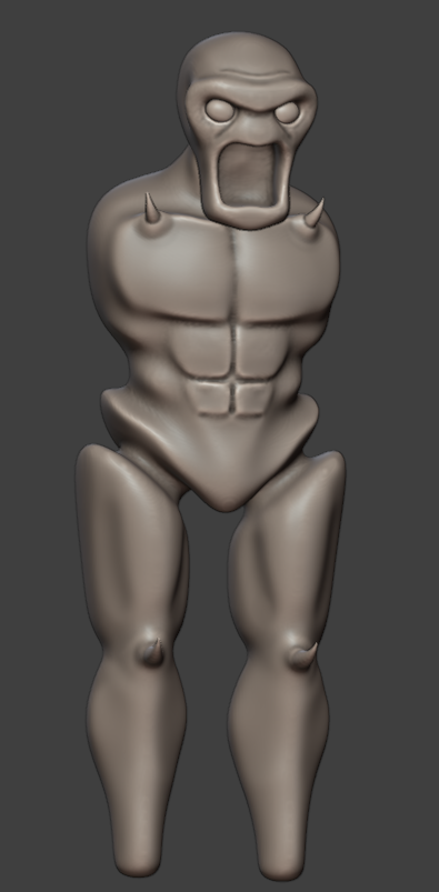 PomniacDev's tweet photo. Classic Imp sculpt

#DOOM #Blender #3DSculpt https://t.co/jrbhLQORtn