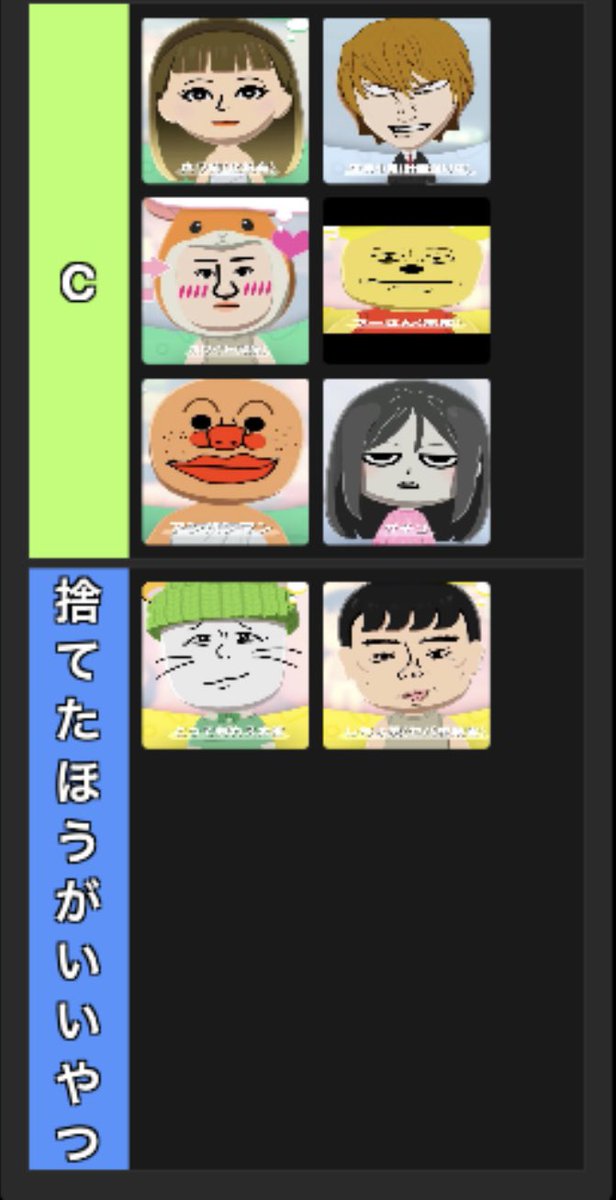 kisaragisaya09's tweet photo. @FactoryOfSmile4 ホワイトが好感を持ってるキャラランク作ってみました https://t.co/HGRNRPlOQi