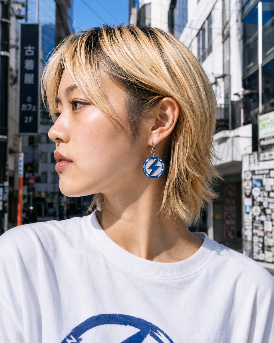 着画イメージはこちら👇⚡️ ストリート系の服とも相性抜群👍