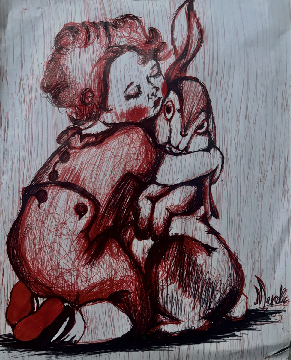 mar80549's tweet photo. My new painting, if you see it, leave a dot to break the algorithm https://t.co/OugQCfC19S