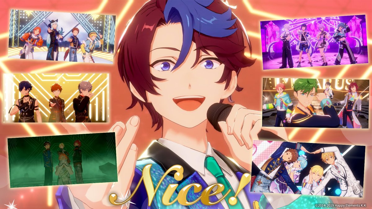 GooglePlayJP's tweet photo. ／
君のナイスなプロデュースを見せてほしい！
＼

今日は #ナイスの日

ナイスな熱量でプロデュースしたアイドルたちの
ナイスな瞬間をこのポストへのリプライで見せてください！
ナイスなスクリーンショットをお待ちしています👍️

▼#あんスタ でナイスなライブをしよう！
https://t.co/McmKhmgI5f https://t.co/EPOCJutng8