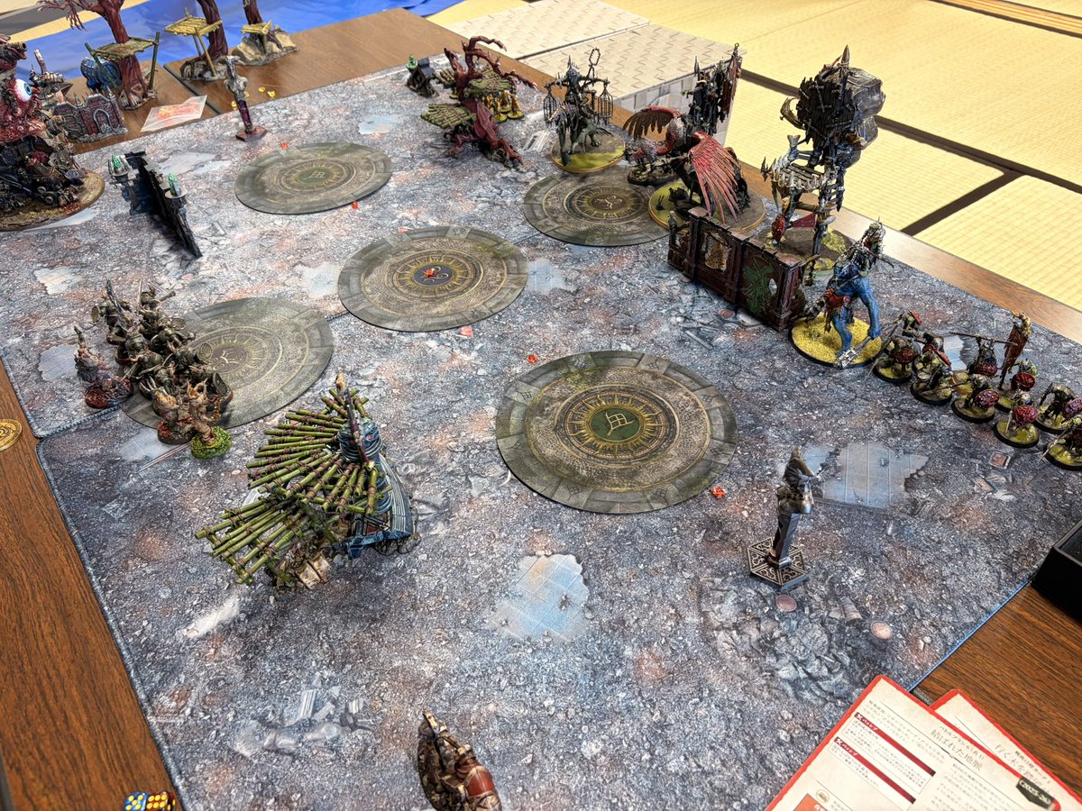 AGE_OF_SAGA's tweet photo. 今日は6人3卓でウォーハンマーAoS。朝から夜まで、通算3戦しました。楽しく盛り上がりました！
今日はクルールボゥイで。
その3。
#warhammer
#AoS
#ウォーハンマー https://t.co/N3Inl86ynr