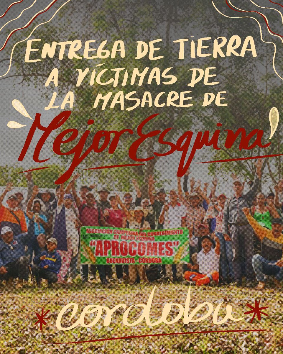 harmanfelipe's tweet photo. Hicimos posible lo que otros gobiernos no hicieron, recuperamos tierras ocupadas ilegalmente por las mafias, titulamos a víctimas de la violencia paramilitar y avanzamos en su reparación con la entrega de tierras. https://t.co/PJGLp487PY