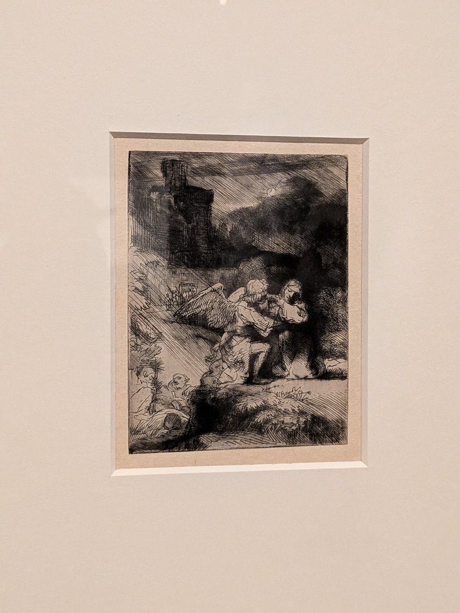 宗教画　限定100 Edition3 lithograph 国立西洋美術館のレンブラント展にて。宗教画に興味があったのですが