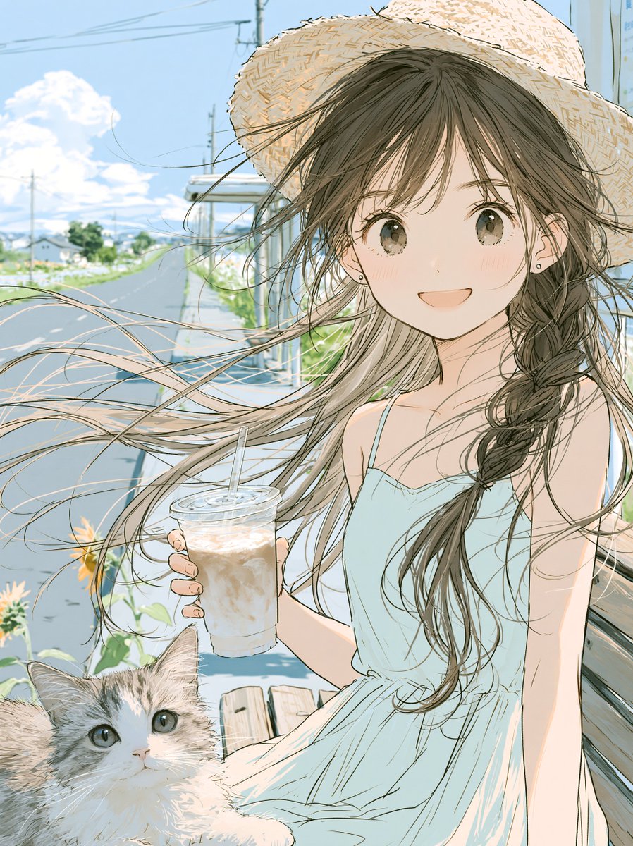 chocola_palette's tweet photo. 『夏色ダイアリー』

 ～ちょっと、休憩～ https://t.co/qaLQKPH0Ii