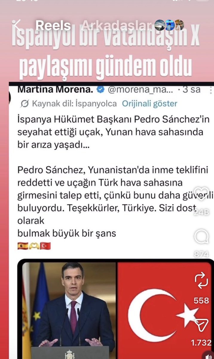 leylaekmen's tweet photo. Pedro Sánchez, Yunanistan'da inme teklifini
reddetti ve uçağın Türk hava sahasına girmesini talep etti, çünkü bunu daha güverli buluyordu. https://t.co/7SXs6fITv3