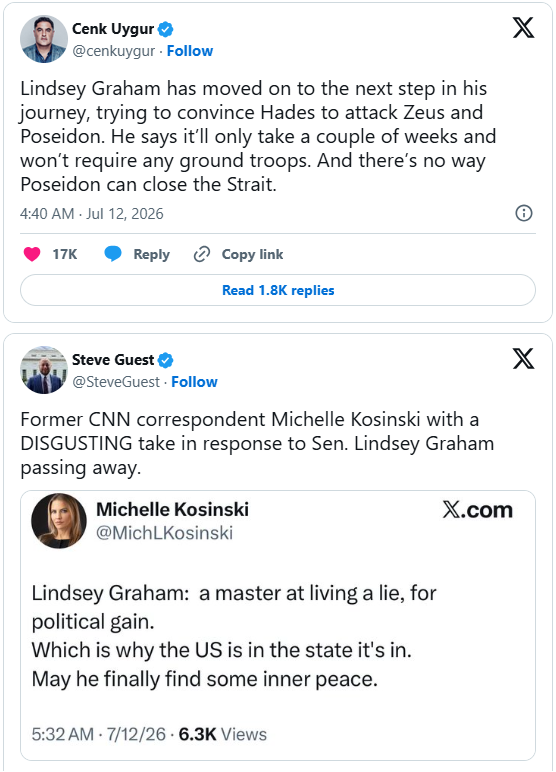 RYboating's tweet photo. This is the left showing their true colors. 
We shouldn't be surprised though. 

They did the same to Charlie Kirk.

This is who they are.😉 https://t.co/l6weycs79m
