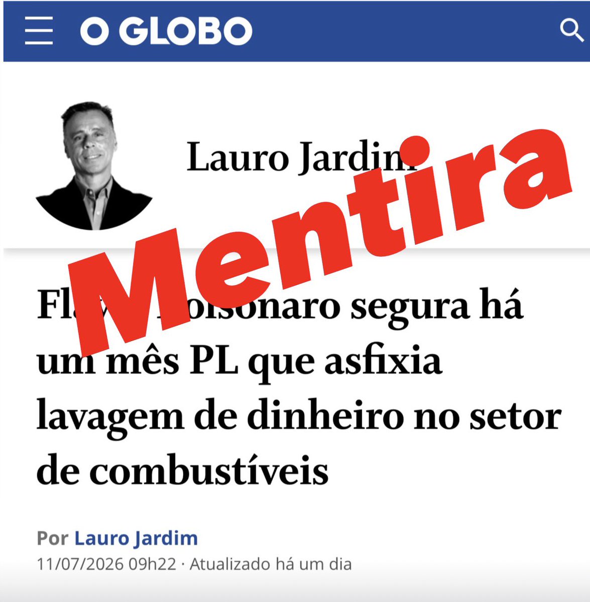 Barbosajozimar's tweet photo. LAURO JARDIM PARA DE MENTIR ❓ https://t.co/LNUy8I4ZKh