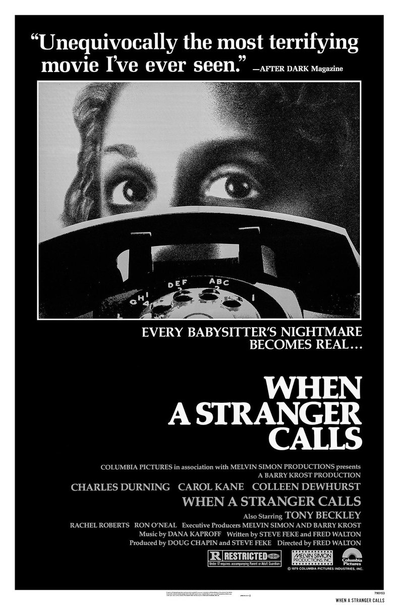 DeaditeDiego's tweet photo. Morning
I have 2 reviews to share
#femaletrouble #whenastrangercalls #horror #movies https://t.co/StiGdfQds2