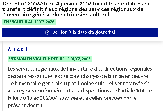 Exomeca's tweet photo. @lechochretien Sapristi @MonsieurChat__ sans vous je n'aurai pas cité

Loi 2007 de l'autonomie des inventaires
https://t.co/ZnXXbZbjdV
Loi 1905 de l'élévation des emblèmes sur socles de stèles
https://t.co/dkNGWTcHIA https://t.co/v0rHzWYjoK