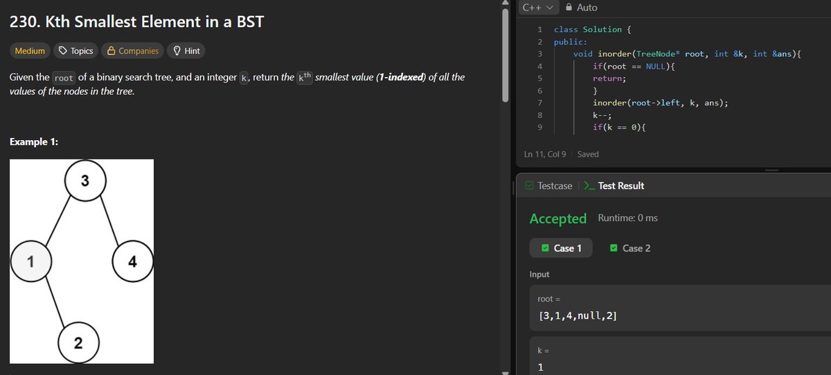 lil_meee15's tweet photo. 📅 Day 42 - #SDESheetChallenge

✅ POTD: Rank Transform of an Array

✅ Completed 3 problems from the final Binary Trees list

@striver_79  

@takeuforwar https://t.co/h8fN9THcP0