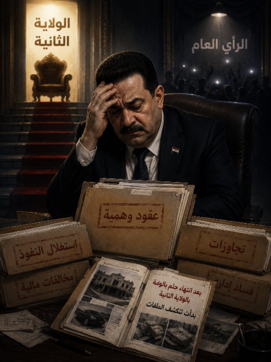 thara3y's tweet photo. من كان يطالب بإبقاء "الطبك مستور"، لم يتوقع أن أول ما ينكشف هو إرث سنواته في الإدارة. فبعد خسارة الولاية الثانية، بدأت تتكشف تباعًا ملفات تتحدث عن فساد إداري ومالي وأعمال فرهود نُسبت إلى عهده وأدواته. ومع وصول هذه الملفات إلى القضاء، يبدو أن مرحلة التستر انتهت.
#محمد_السوداني https://t.co/eBY6uByhkX