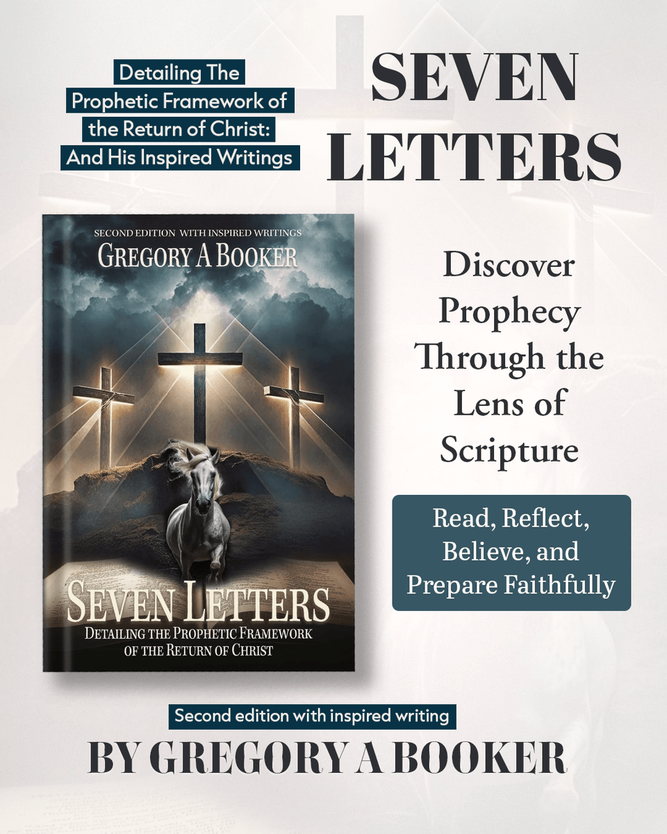 SHOUTmyBook's tweet photo. Seven compelling letters invite readers to examine Scripture, biblical prophecy, and God's unfolding plan for Israel through a fresh and inspiring perspective. By Gregory A Booker

Available on - Amazon https://t.co/tonWqKkpvE