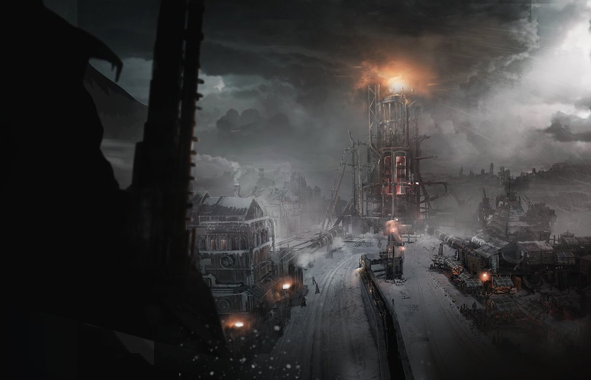 frostpunkgame's tweet photo. Even during the Volcanic Nights, our Generator shines bright.

🌋Play #Frostpunk 2: BreachOfTrust now: https://t.co/IdW8DZTs2P https://t.co/cPAIfCfcNR