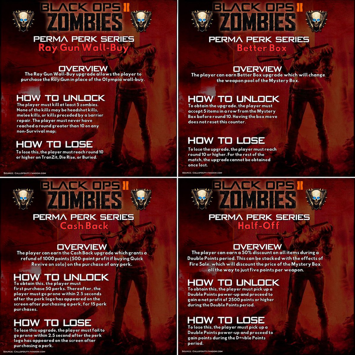 360NoScope's tweet photo. How to gain &amp; lose every Perma Perk from Black Ops 2 Zombies https://t.co/EOnIHapIUO