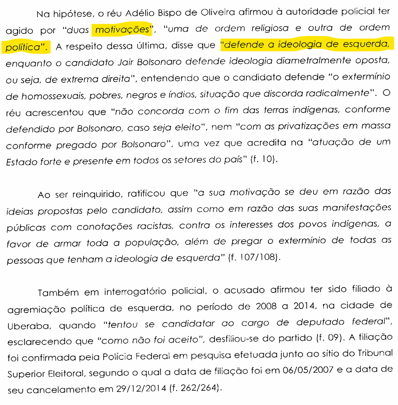 hugofreitas_r's tweet photo. A Tábata Amaral e os outros proponentes do PL da Misoginia sabem que é embaraçoso admitir que estão defendendo censura de adversários; por isso é que vendem a história, falsa como nota de 3 reais, de que o projeto é para combater "violência contra a mulher". 

E como é que o projeto combateria a violência contra a mulher??? Ora, censurando a manifestação das ideologias adversárias. Que conveniente.

Por isso é que miram os redpills e o grupo distinto dos defensores dos papéis de gênero tradicionais. Dois grupos, que coincidência!, associados à direita.

Para isso, é só alegar que as pessoas que expressam ideologias adversárias antifeministas estariam levando os ouvintes a cometerem violência, mesmo sem evidências disso (logo a relatora que se vendia como adepta das políticas públicas baseadas em evidências🤷‍♂️).

Sabe o que tem, sim, evidências, @tabataamaralsp? Que a tentativa de assassinato a faca de Jair Bolsonaro foi motivada pela "ideologia de esquerda" do assassino. Qual evidência temos disso? Ora, foi CONFESSADO pelo assassino e textualmente RECONHECIDO POR DECISÃO JUDICIAL. É o padrão-ouro de evidência na sociedade.

Cadê a Tábata pra criminalizar as palavras de quem defende a "ideologia de esquerda" (nas palavras da decisão judicial) causadora de assassinatos? Ao contrário da afirmação que ela faz, essa causalidade é "baseada em evidências". 🤷‍♂️

Mas ela nunca apareceu propondo criminalizar a ideologia de esquerda.

Parece contraditório? Não é. É uma relação de continuidade: a Tábata está apenas fazendo a mesma coisa que o Adélio Bispo fez, só que em outra frente.

Ele tentou combater a direita à faca. Ela tenta combater com a caneta, mandando outros homens armados irem fazer o trabalho por ela, ao decretar que a ideologia que eles expressam é crime punível com até 5 anos de prisão (ou até mais, já que ela quer aumentar a pena para grandes influenciadores. Quer mirar a artilharia estrategicamente em quem tem mais influência nas ideologias adversárias.)

Parem de aceitar a premissa falsa de que esse projeto é para "combater violência". Parem de prefaciar as críticas ao projeto com "Sou contra a violência, mas". Parem de ajudar os articuladores desse projeto sendo caixa de ressonância de uma narrativa diversionista.

Se você diz "Não pense num elefante branco", você faz as pessoas pensarem num elefante branco. Se você diz "Sou a favor de combater a violência, mas não dessa forma", você está dando de bandeja a premissa falsa de que o projeto combate de alguma forma a violência.

Quem quer combater a violência criminaliza a violência, não a ideologia adversária.