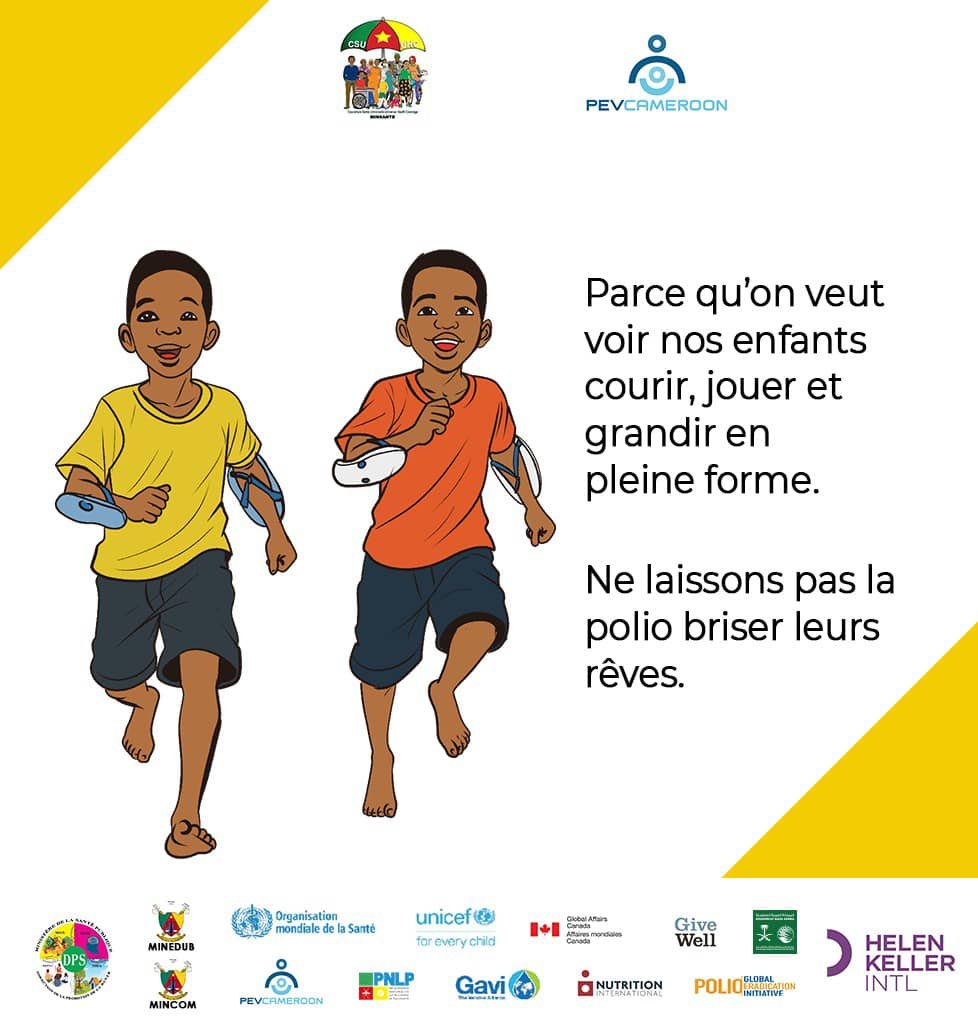 kaaga_jonas's tweet photo. Dernier jour de la campagne. 
Chers parents, faisions vacciner les enfants.
#T2JLVPolio26 https://t.co/BJU4feqs4t